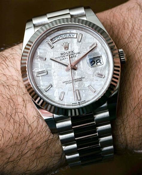 the rolex meteorite dial.